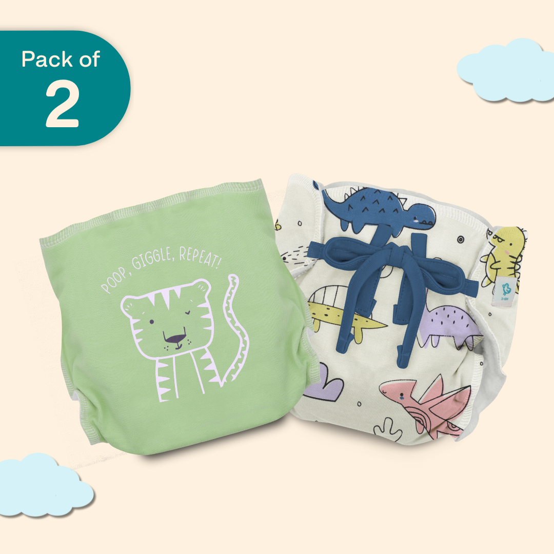 Roar & Rawr - Ultra Nappies 2.0 (Pack of 2)