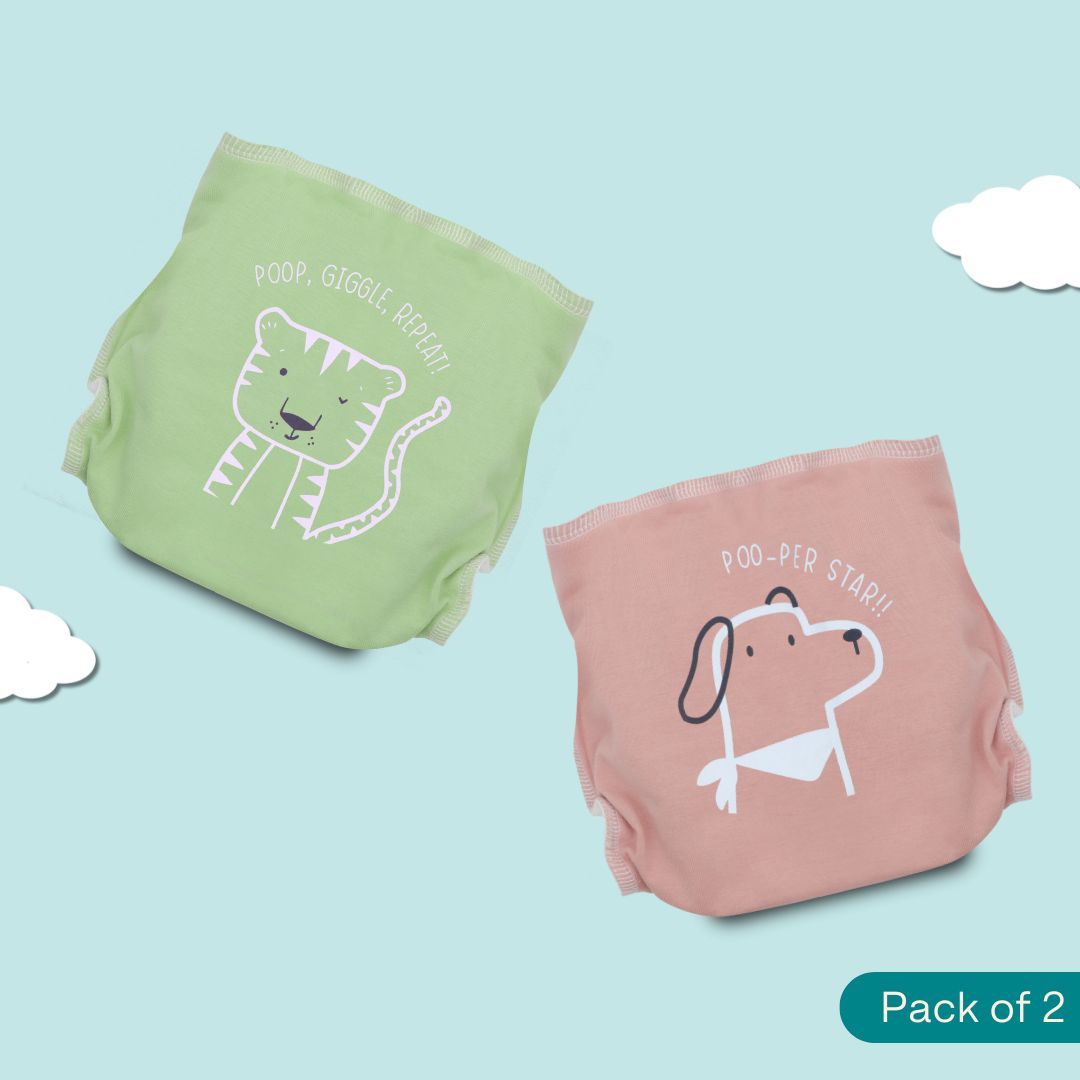 Poo & Roar - Ultra Nappies 2.0 (Pack of 2)