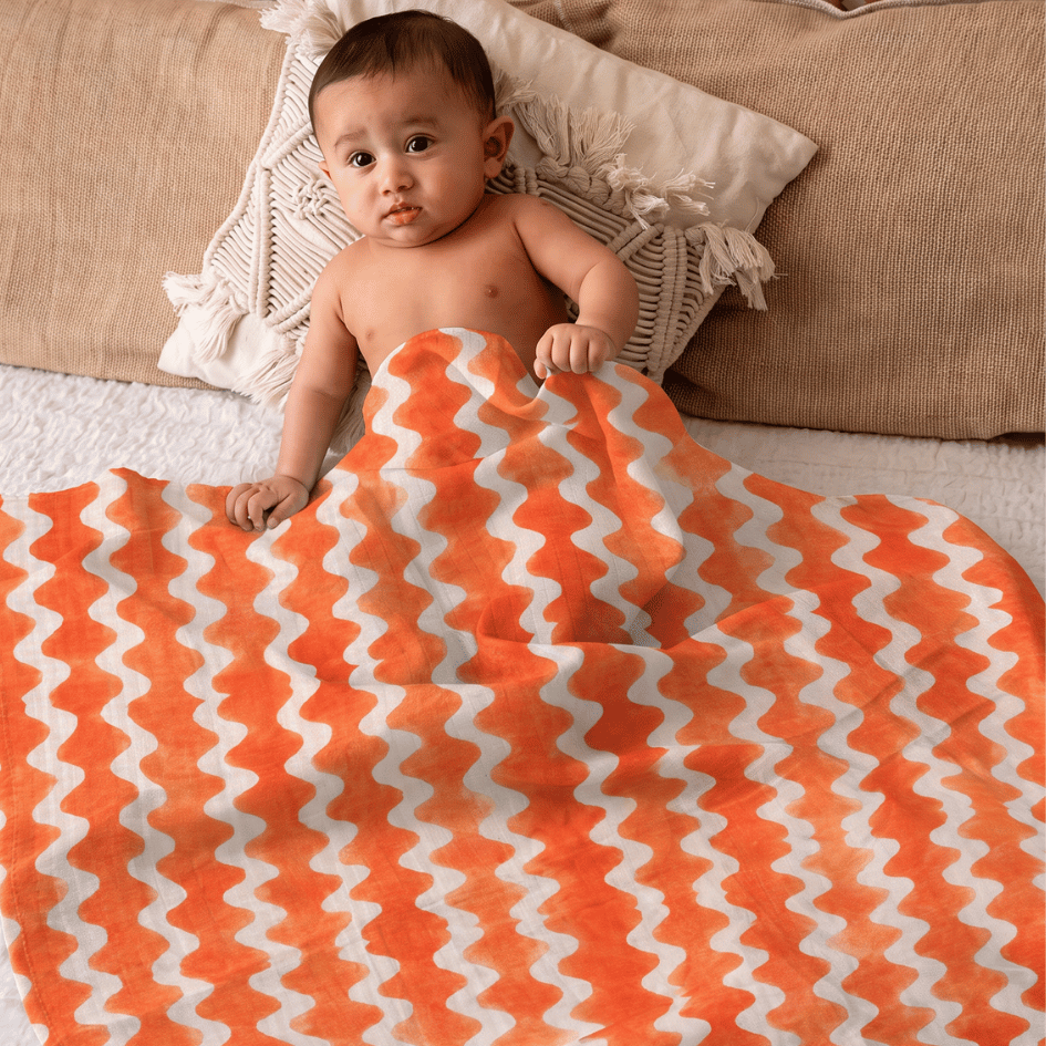 Daisy Play - Muslin Bath Towel