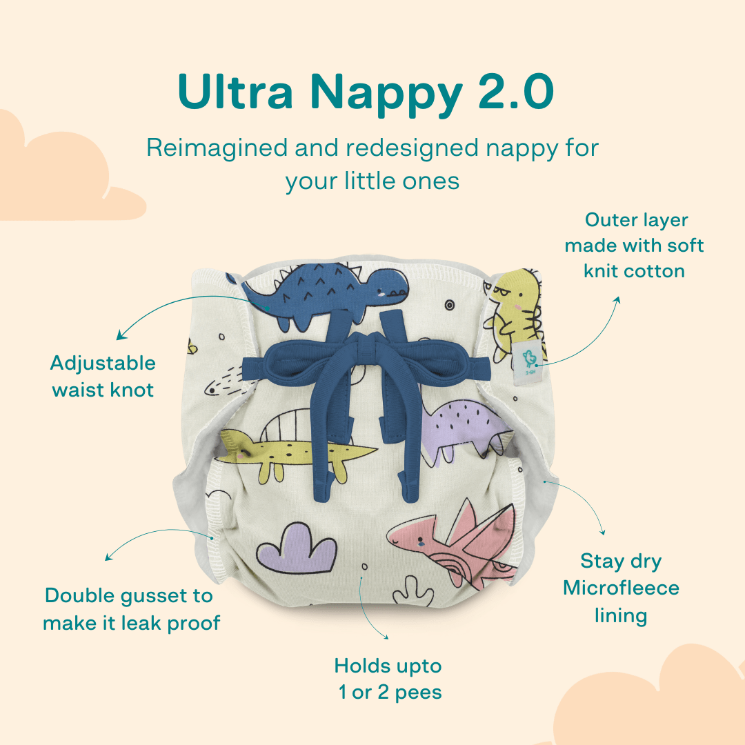 Little Roar Stories - Ultra Nappies 2.0 (Pack of 3)