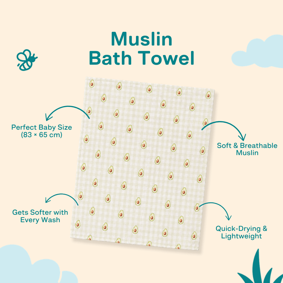 Daisy Play - Muslin Bath Towel