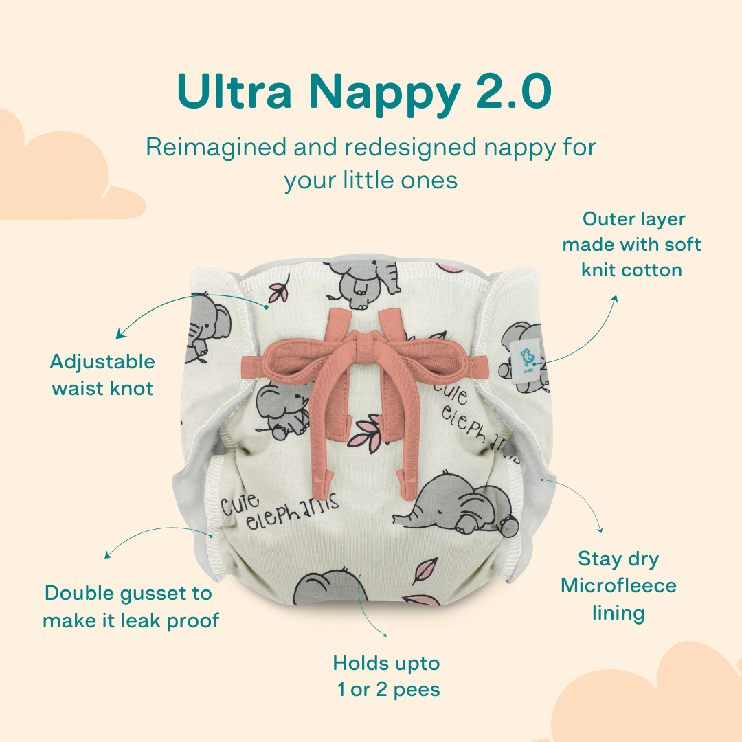 Baby Grey - Ultra Nappy 2.0