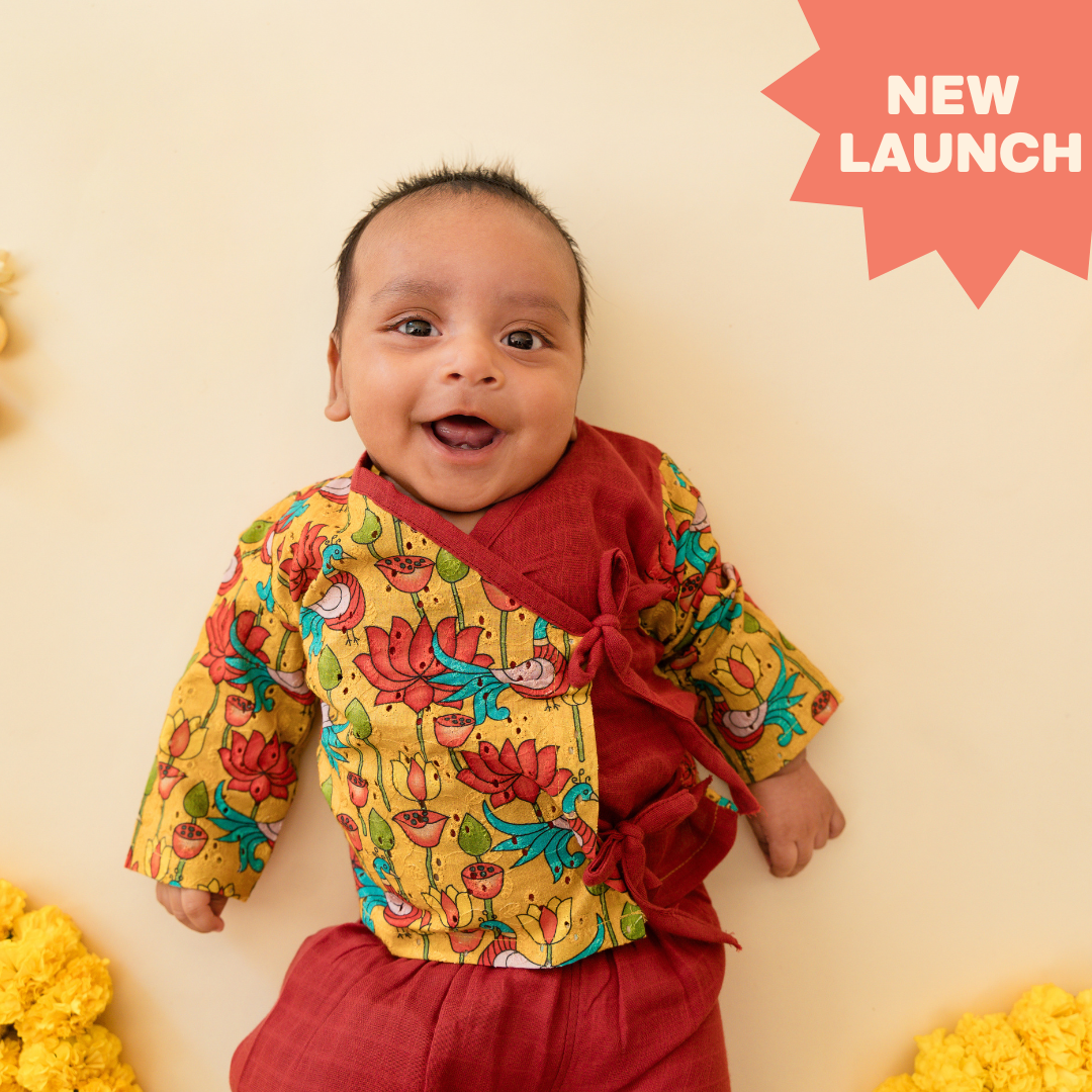 Playful Loop - Full Sleeve Knot Kurta and Pant