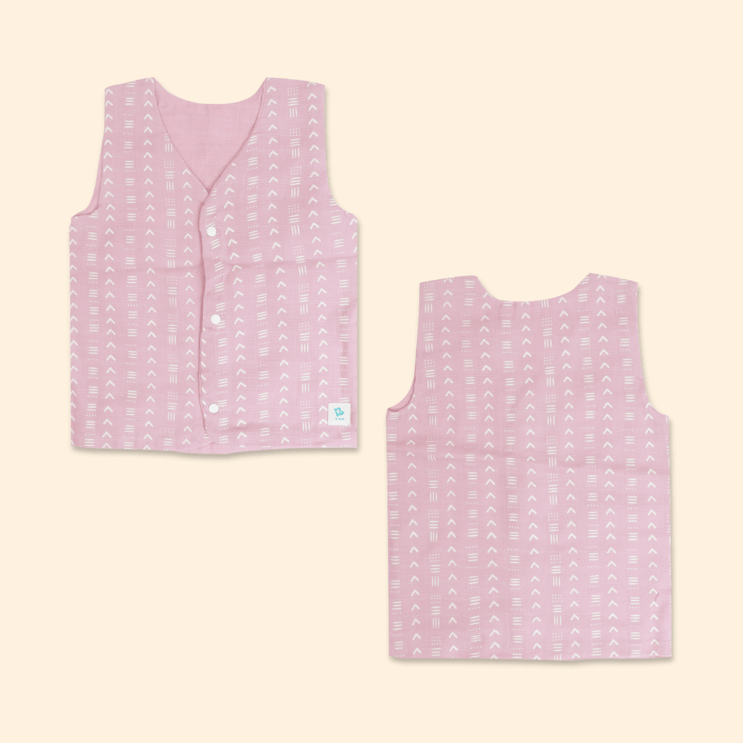 Ink Drop - Reversible Muslin Jabla (Pack of 1)