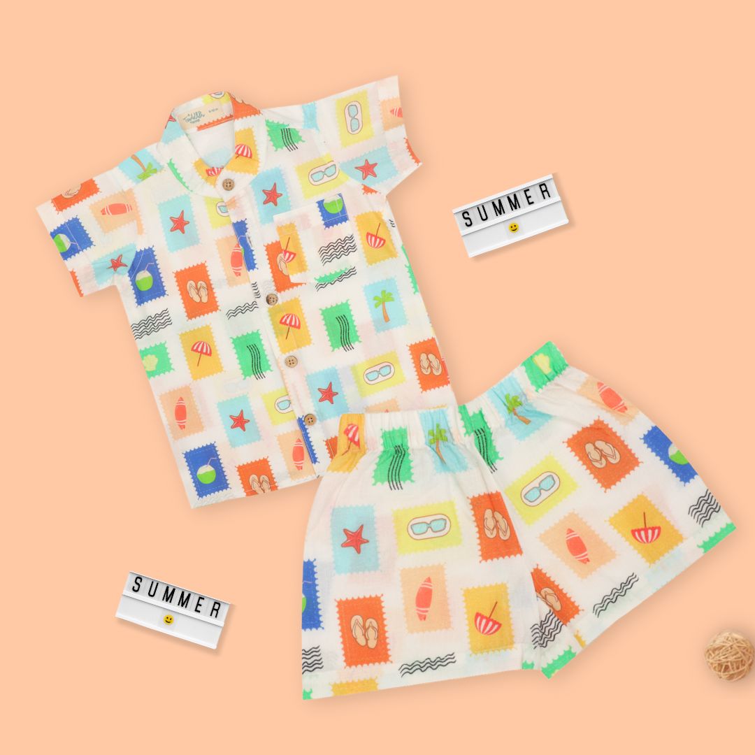 Urban Wild - Mulmul Cotton Coord Set