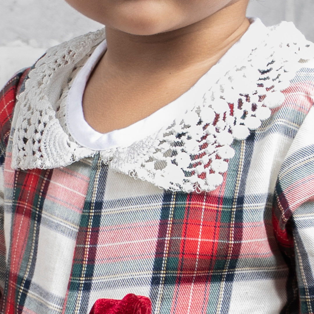 Berry Blocks - Full Sleeve Frock