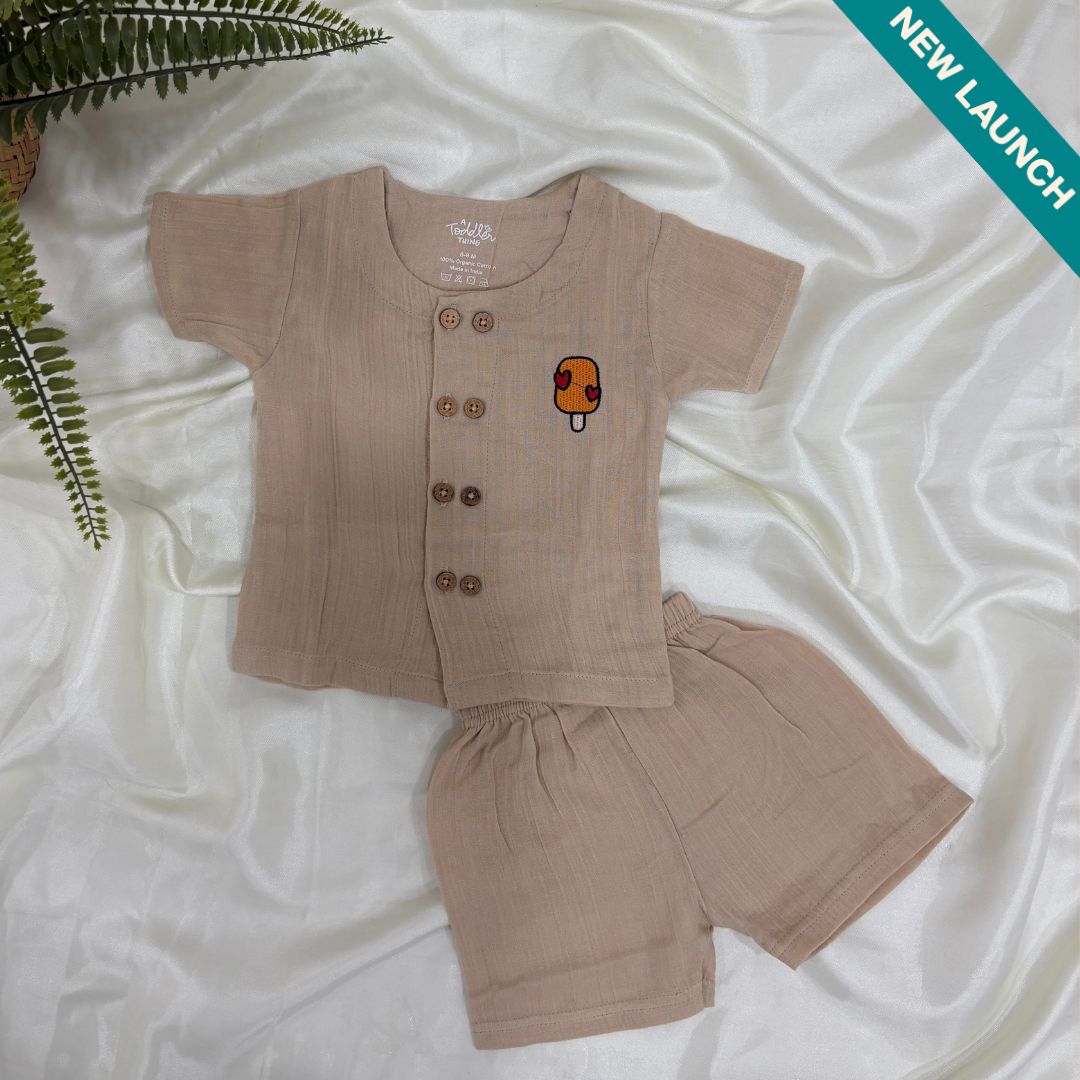 Toffee Wheels - Muslin Co-ord Set