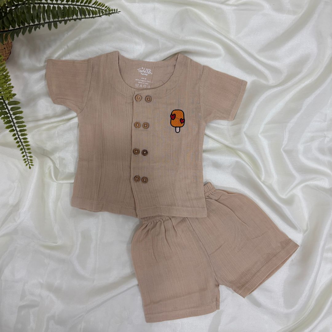 Toffee Wheels - Muslin Co-ord Set