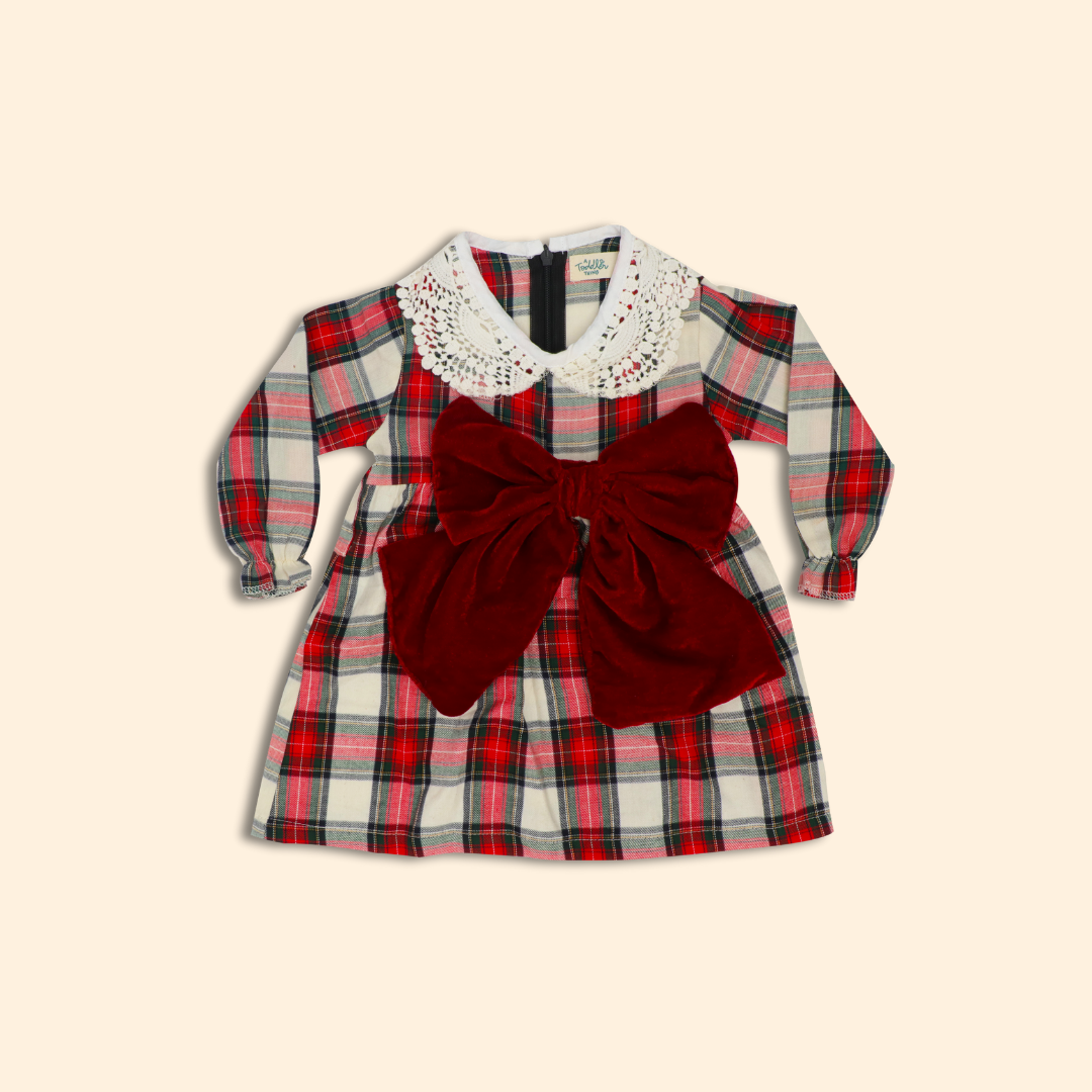 Berry Blocks - Full Sleeve Frock