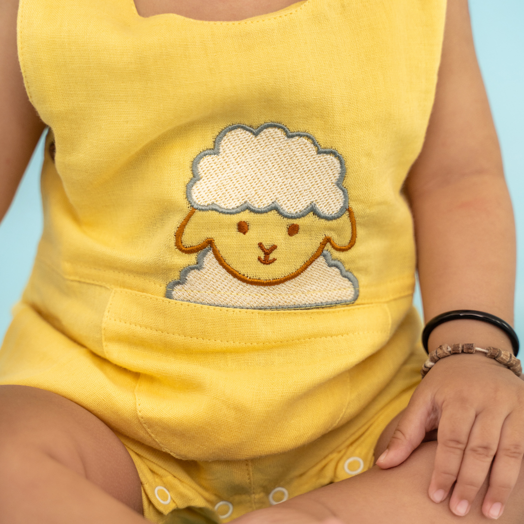 Bellow - Crinkled Muslin Romper Pack of 2