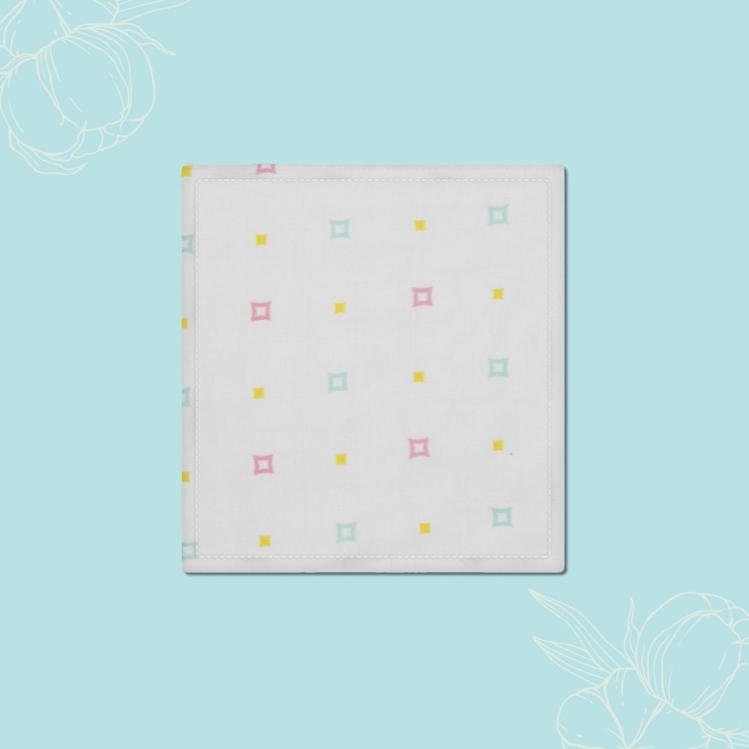Muslin Organic Cotton Wipes Small (Pack Of 8)