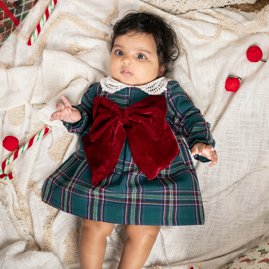 Berry Blocks - Full Sleeve Frock