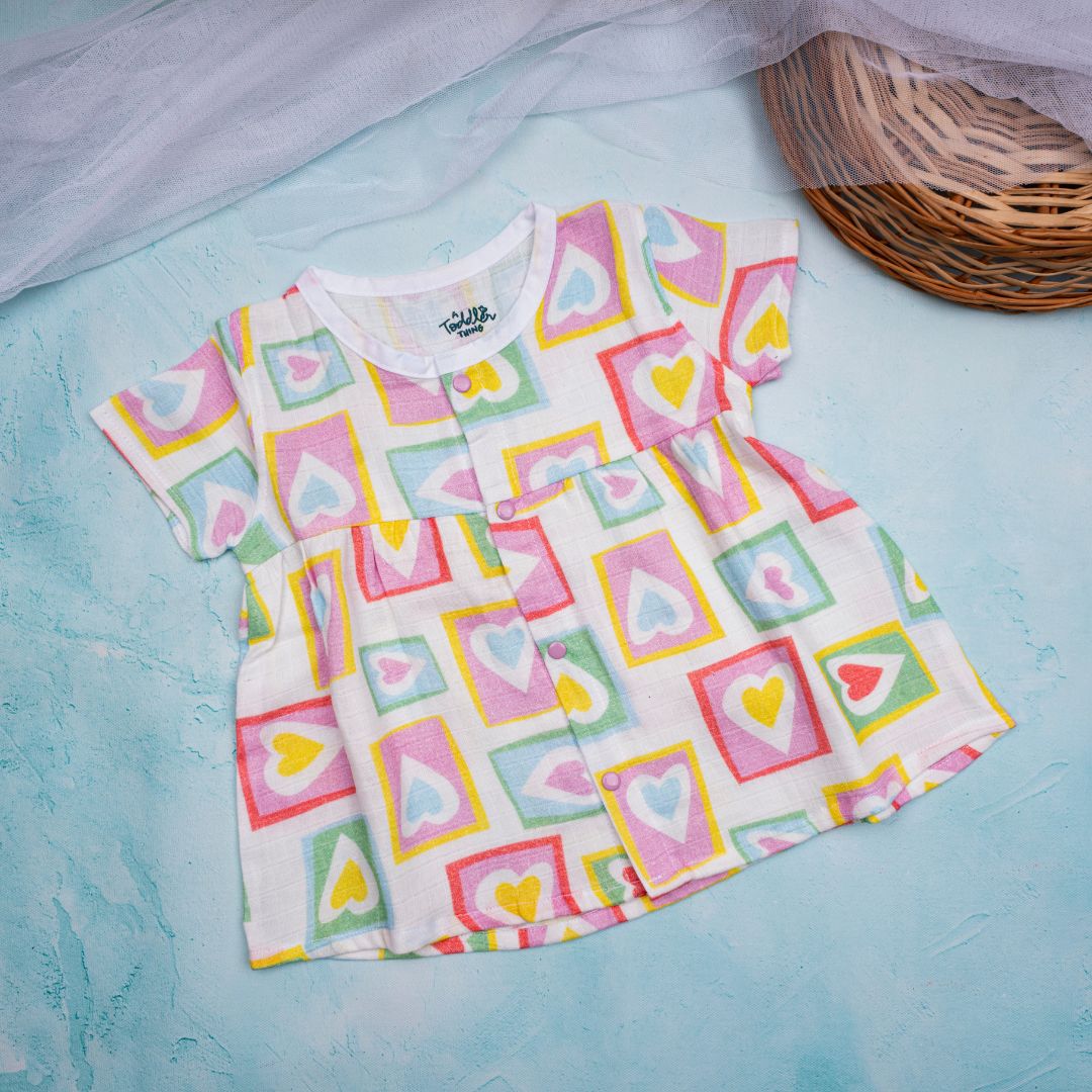 Toddler Tales - Muslin Button Frock