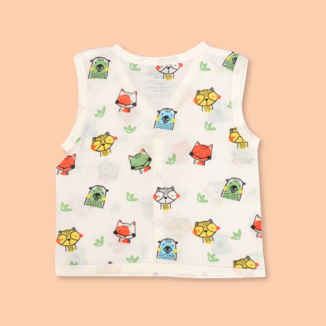 Forest Friends - Muslin Jabla and Shorts for Babies and Toddlers