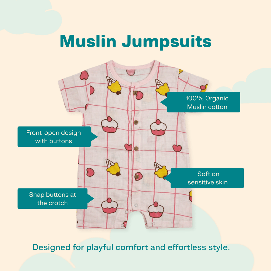 Flutterly - Muslin Jumpsuit