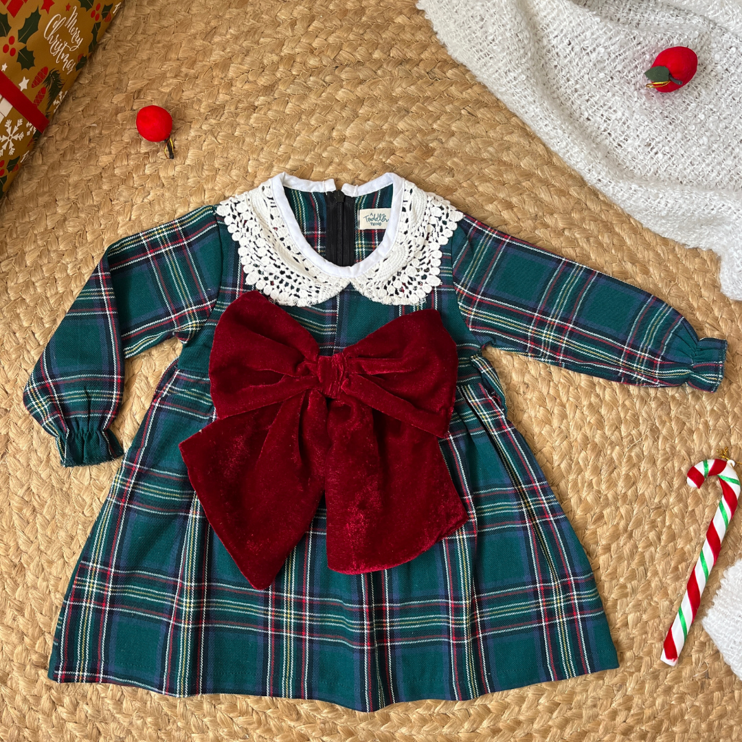 Berry Blocks - Full Sleeve Frock