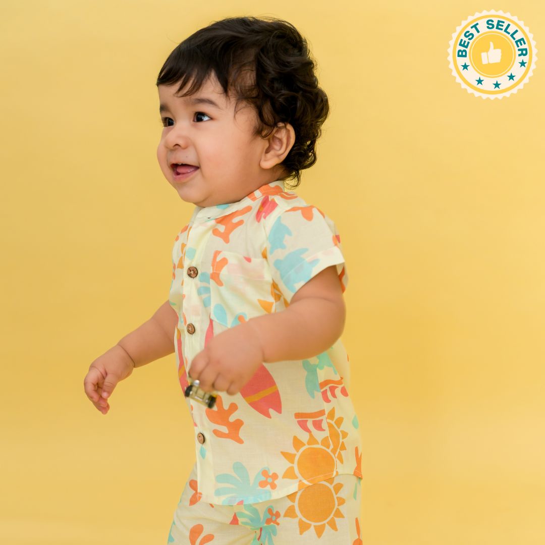 Sun & Surf - Mulmul Cotton Coord Set