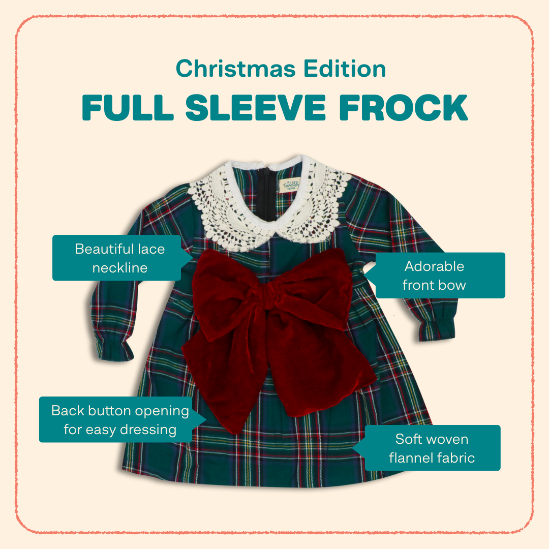 Berry Blocks - Full Sleeve Frock