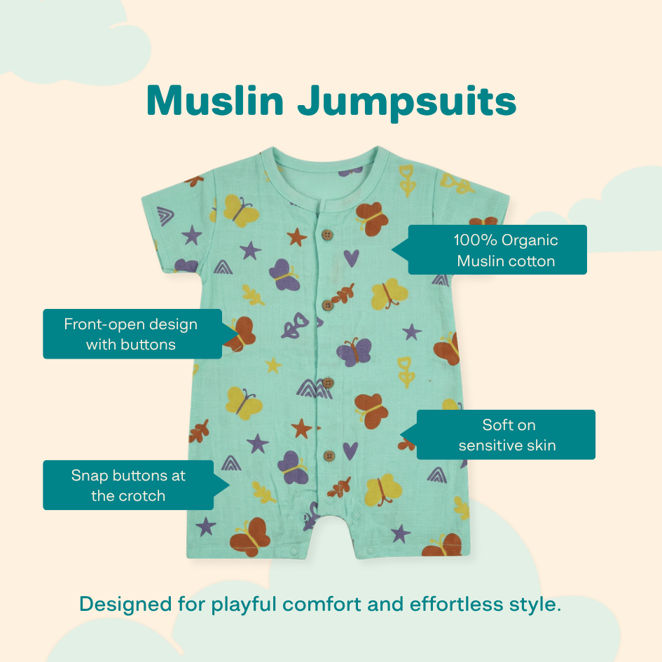 Flutterly - Muslin Jumpsuit