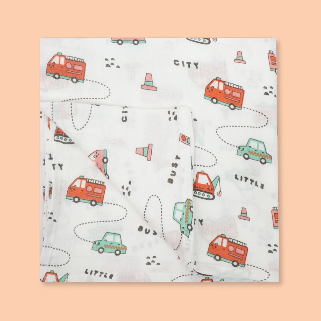 Woodlanders - Muslin Cotton Swaddles(Pack of 2)