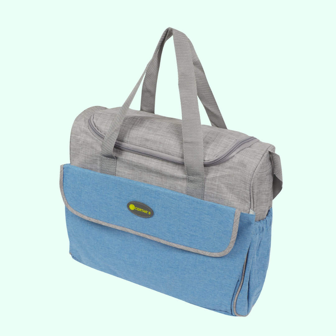 Blueberry Grey - Diaper Bag