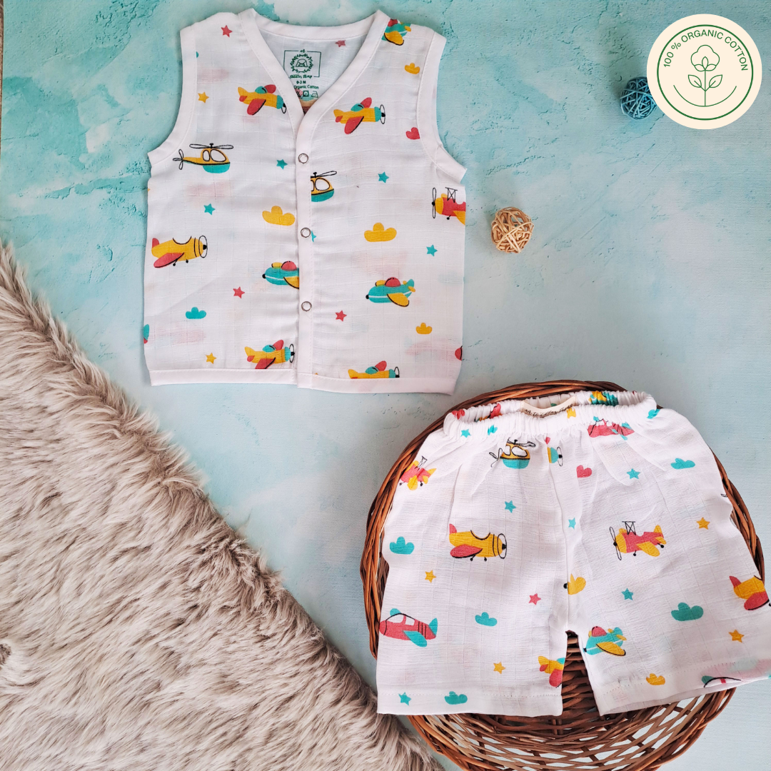 Air Hopper - Muslin Jabla and Shorts for Babies and Toddlers