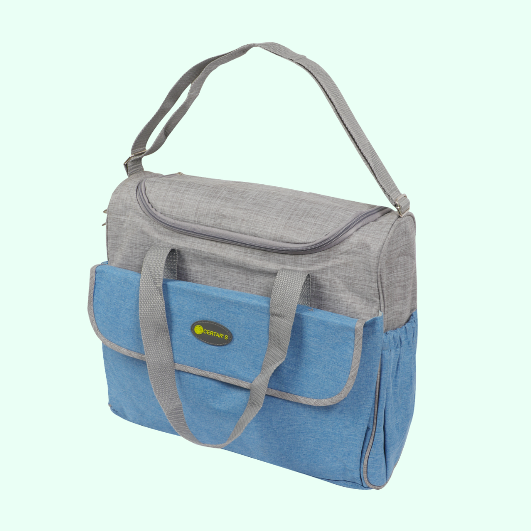 Blueberry Grey - Diaper Bag