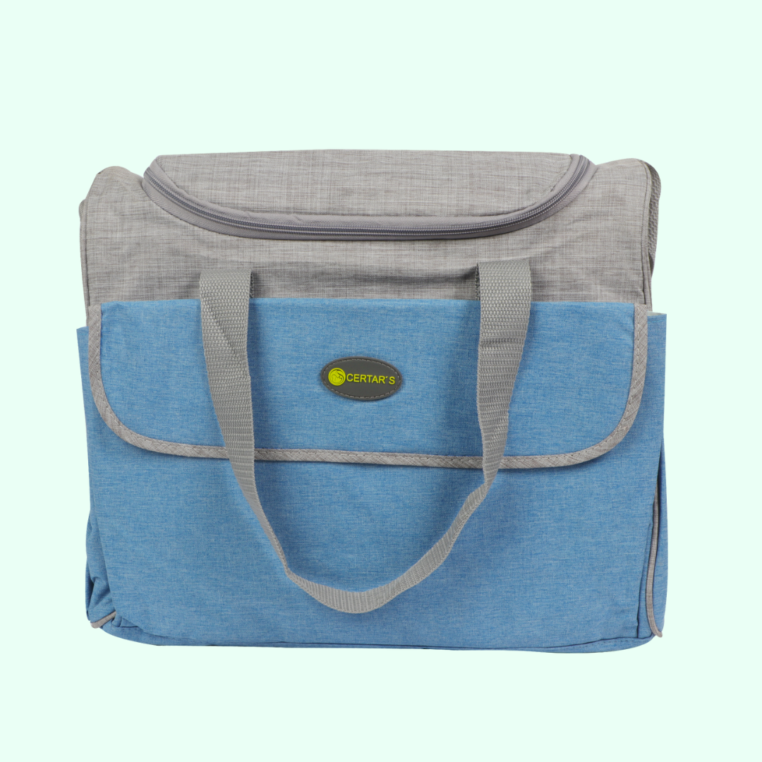 Blueberry Grey - Diaper Bag