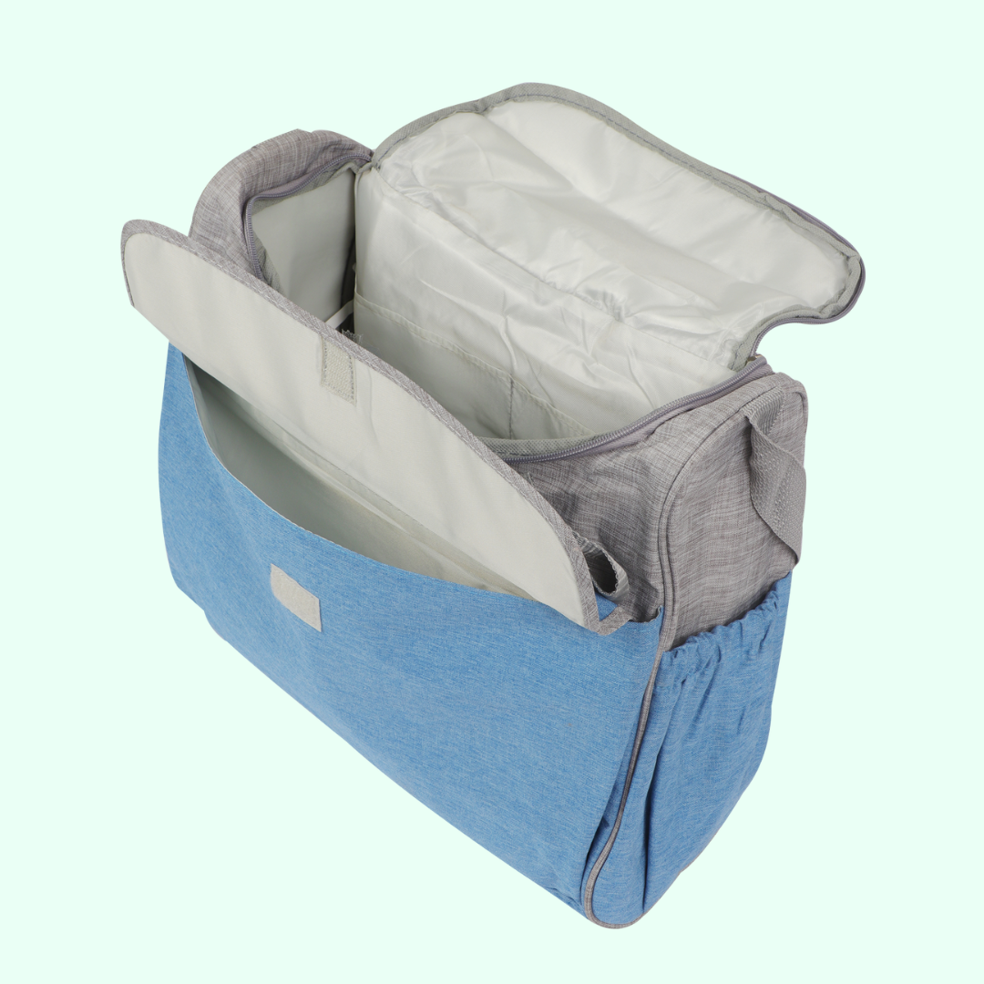 Blueberry Grey - Diaper Bag