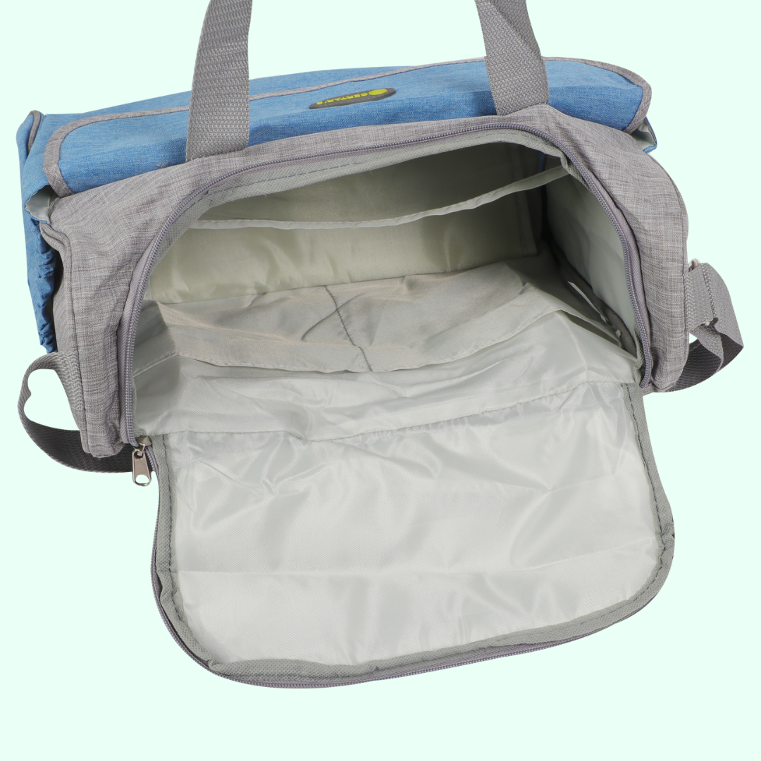 Blueberry Grey - Diaper Bag