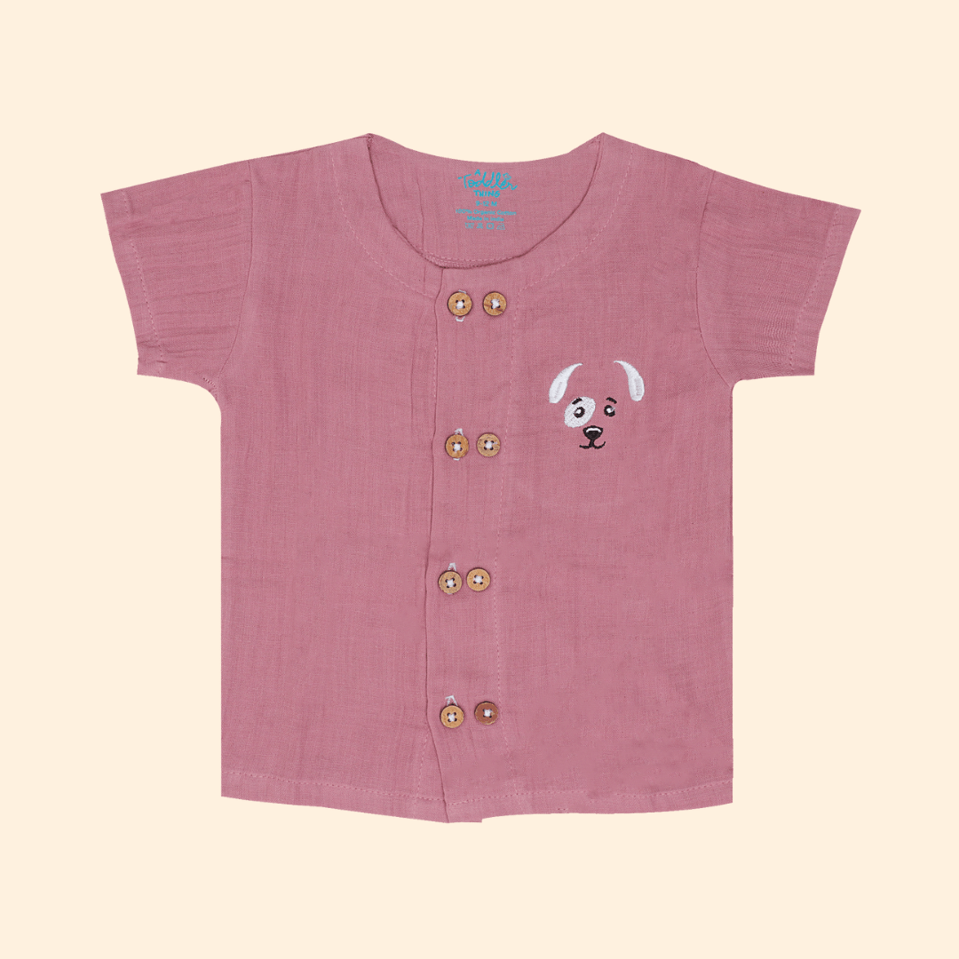 Lil Koala - Crinkled Muslin Co-ord Set