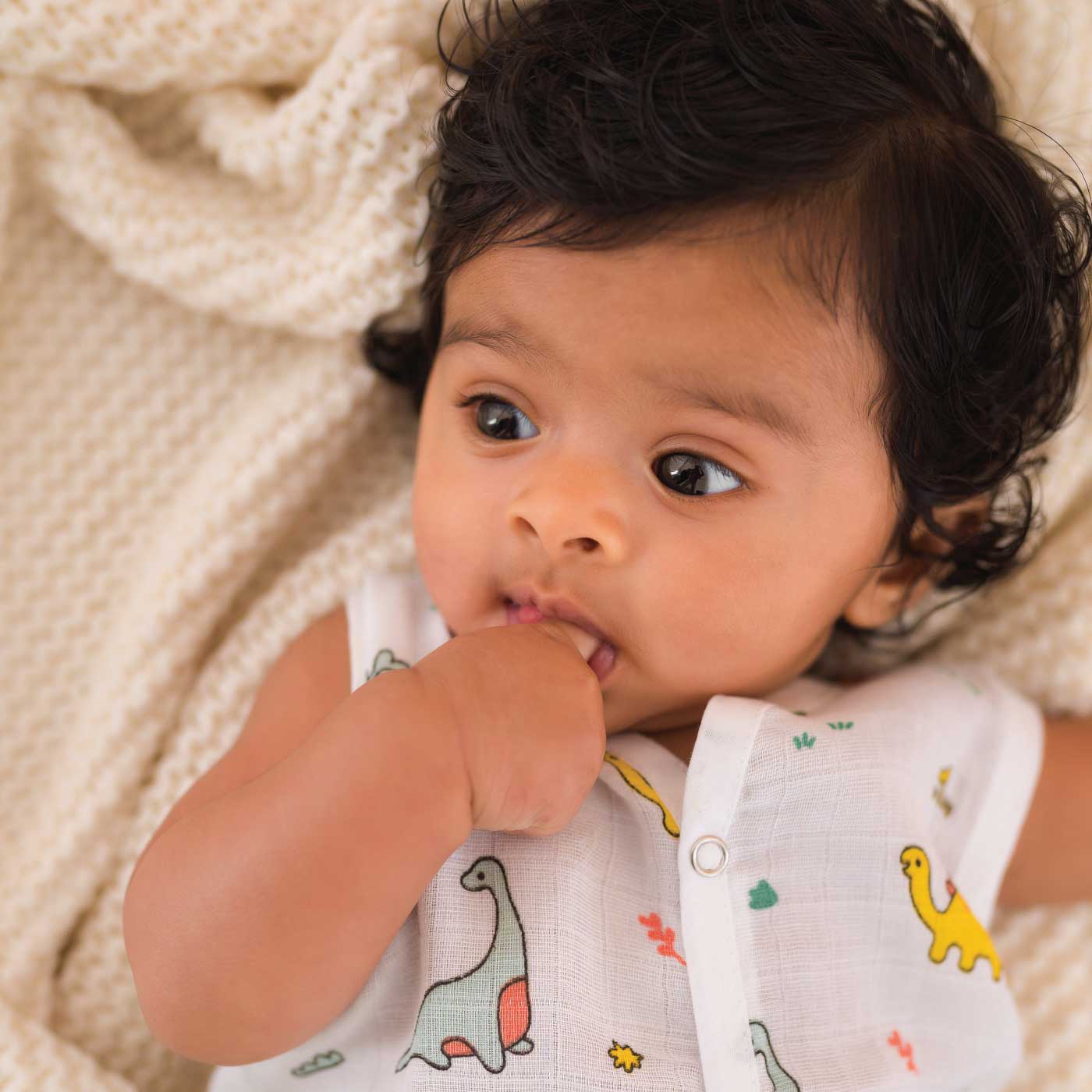 Muslin Jabla Button Type - (Pack of 3) Combo 1