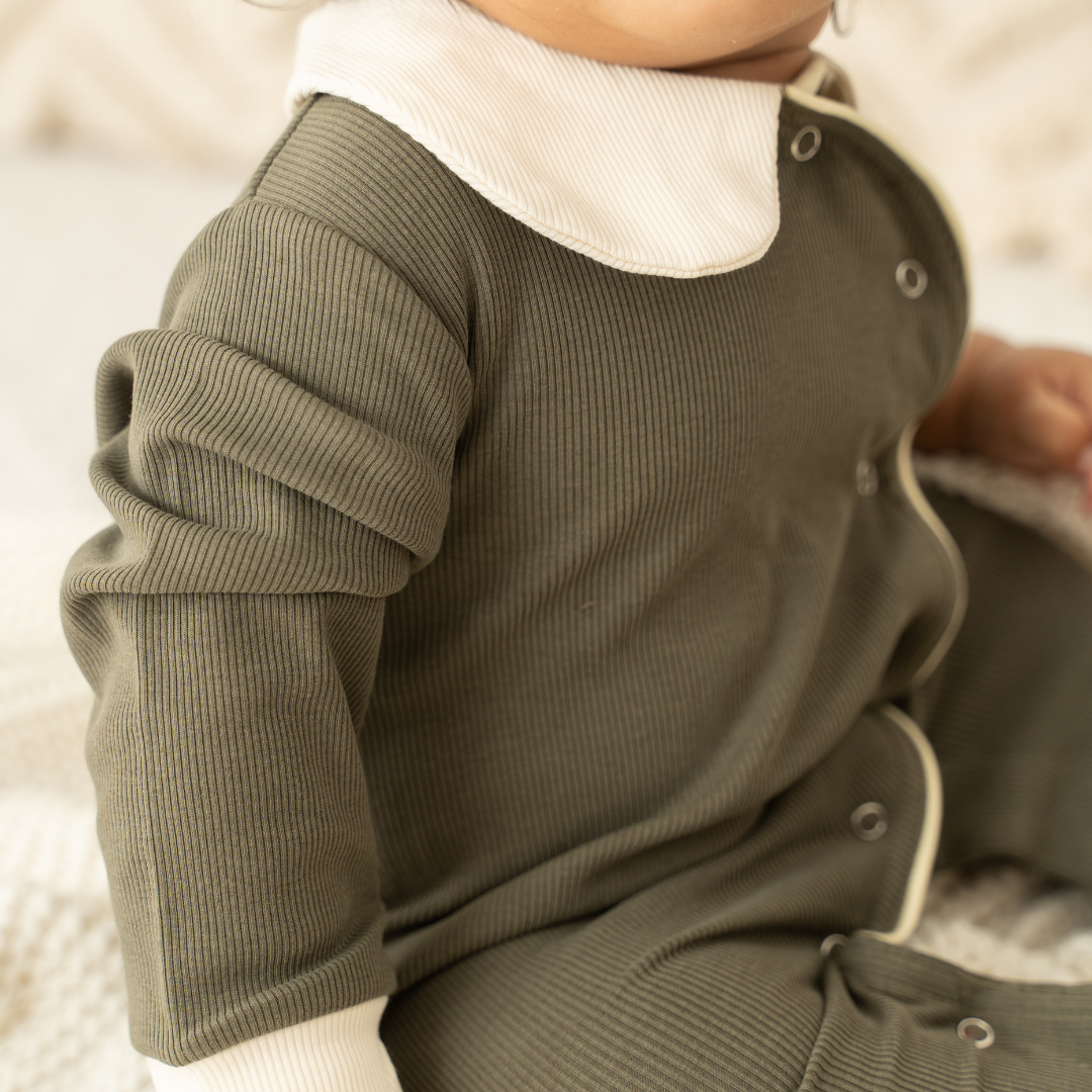 Matcha - Ribbed Modal Bodysuit