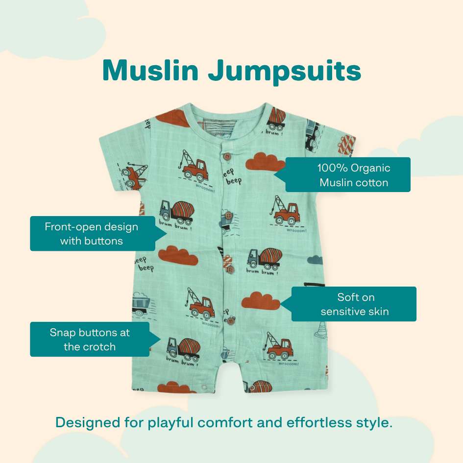Flutterly - Muslin Jumpsuit