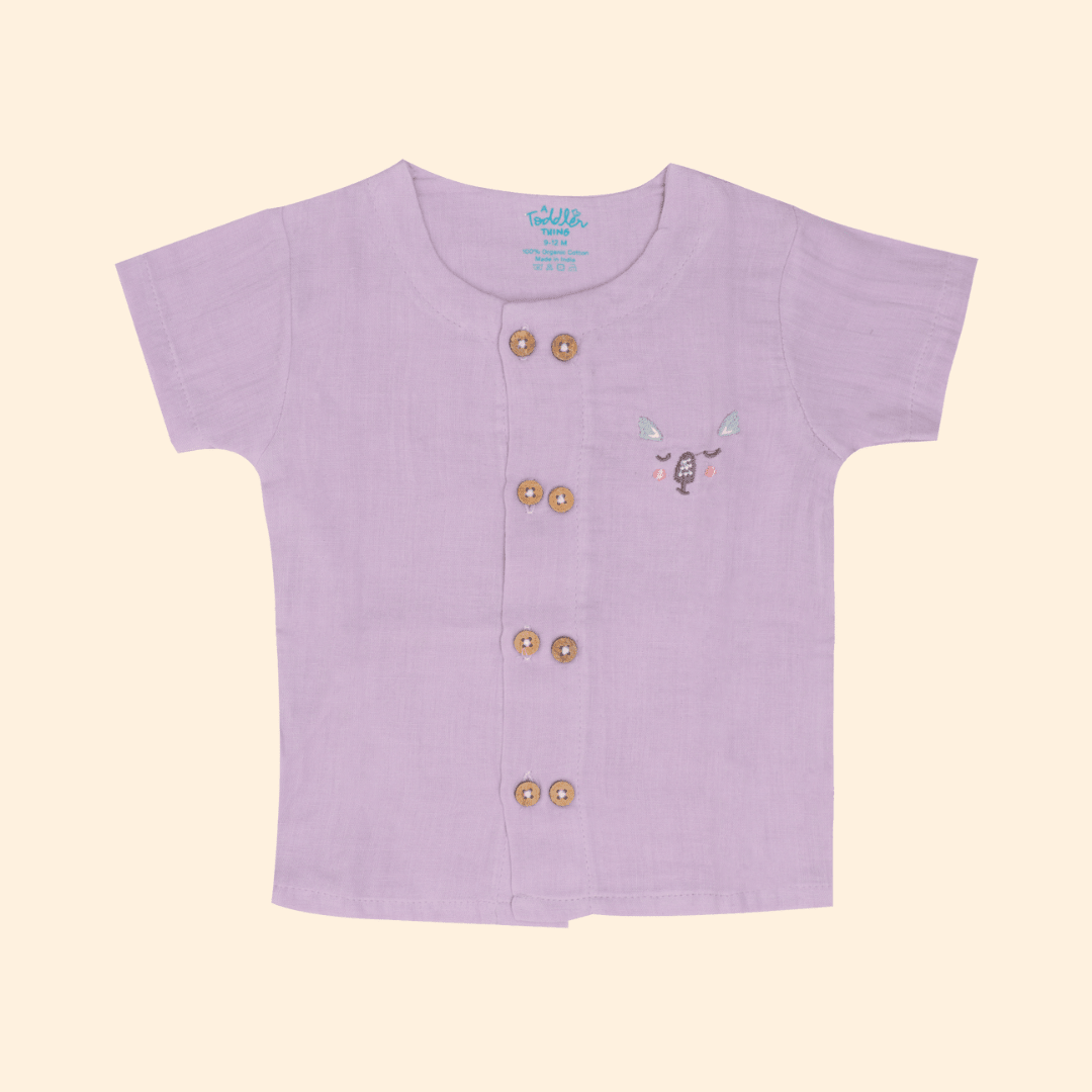 Lil Koala - Crinkled Muslin Co-ord Set