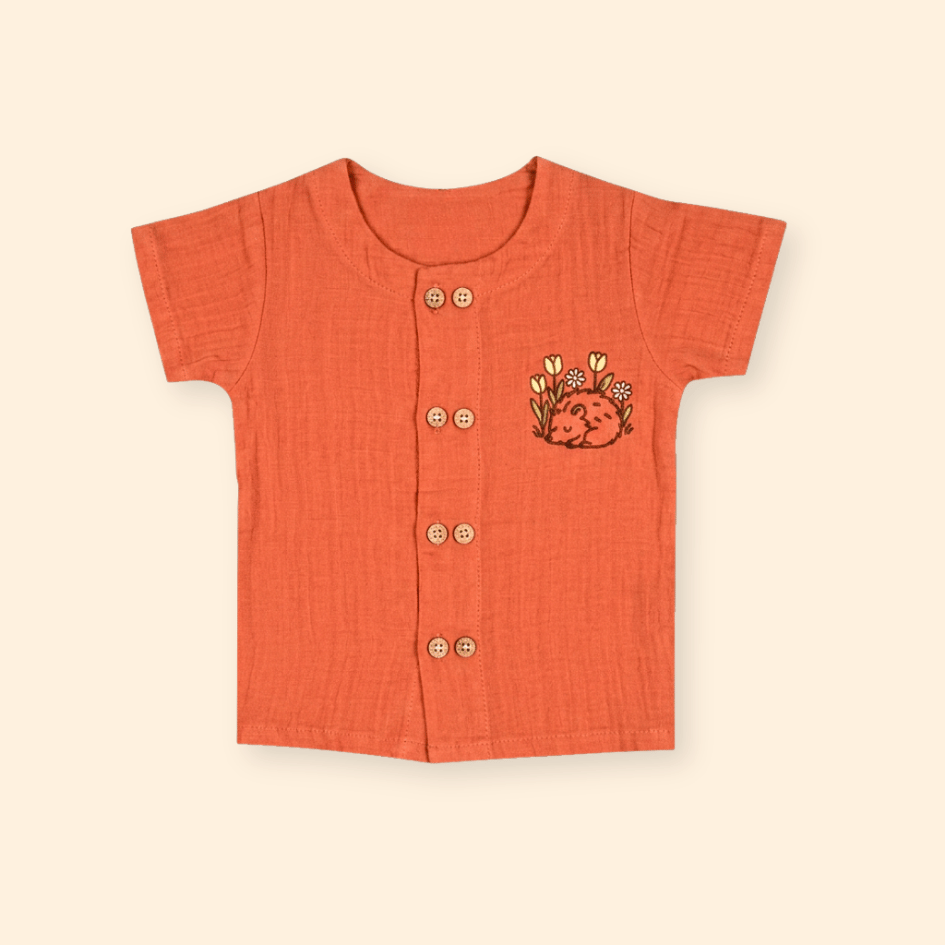 Rusty Prickle - Crinkled Muslin Co-ord Set