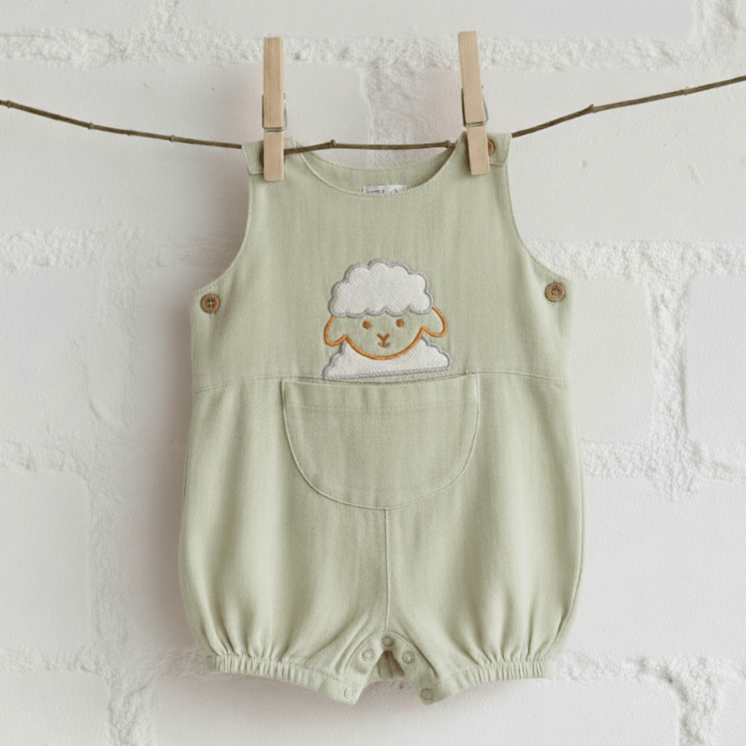 Baa Blush - Muslin Crinkled Romper
