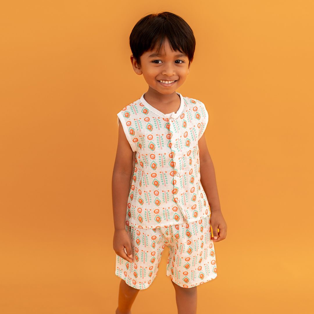 Toucan Punch - Muslin Jabla and Shorts for Babies and Toddlers