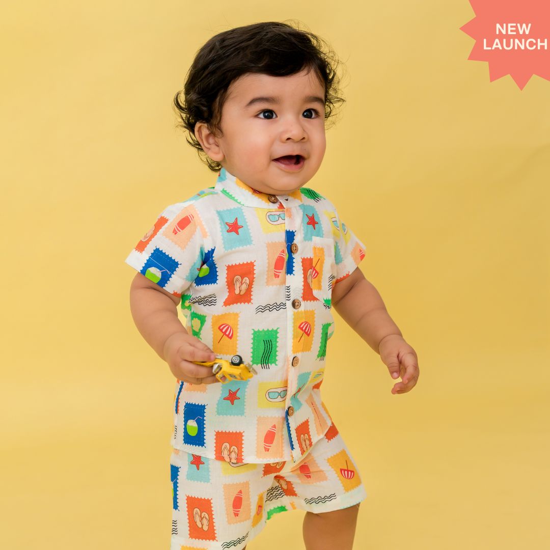 Sun & Surf - Mulmul Cotton Coord Set