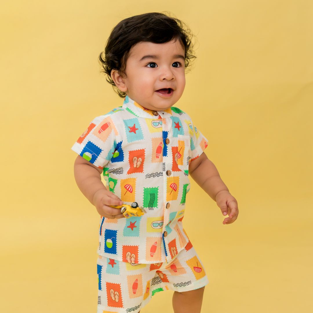 Urban Wild - Mulmul Cotton Coord Set
