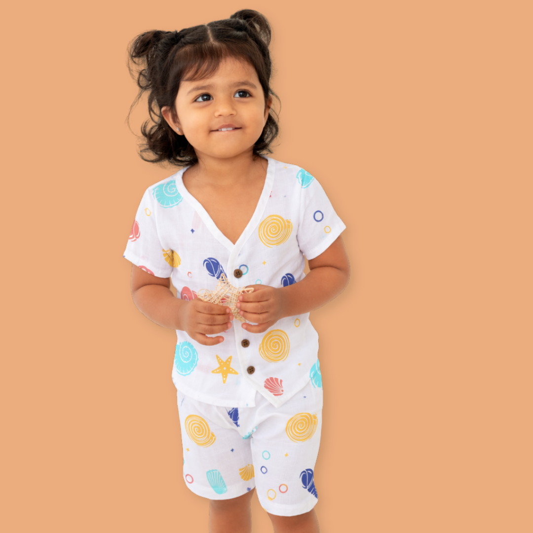Little Wanderers - Muslin Top and Shorts