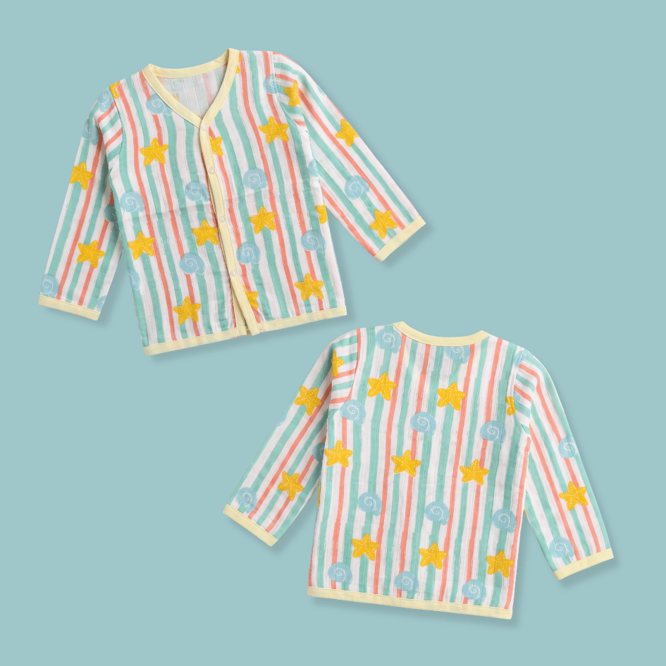 Muslin Full Sleeve Jabla Combo - Pack of 3