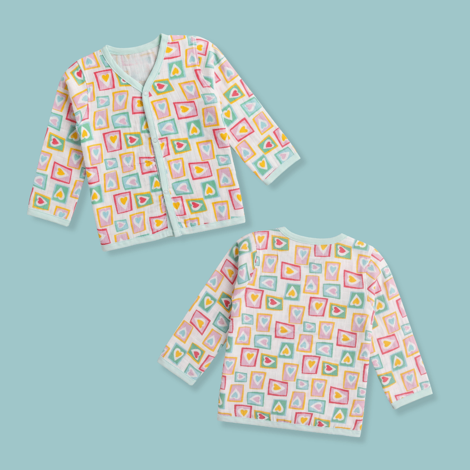Muslin Full Sleeve Jabla Combo - Pack of 3