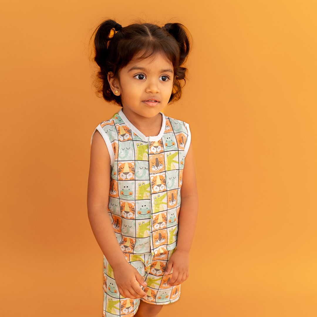 Toucan Punch - Muslin Jabla and Shorts for Babies and Toddlers