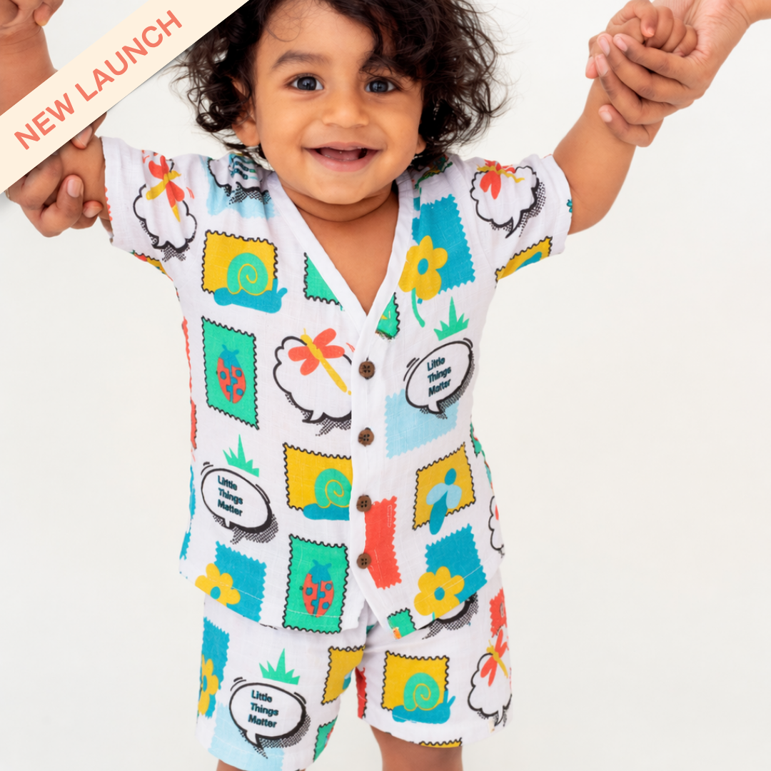 Little Wanderers - Muslin Top and Shorts