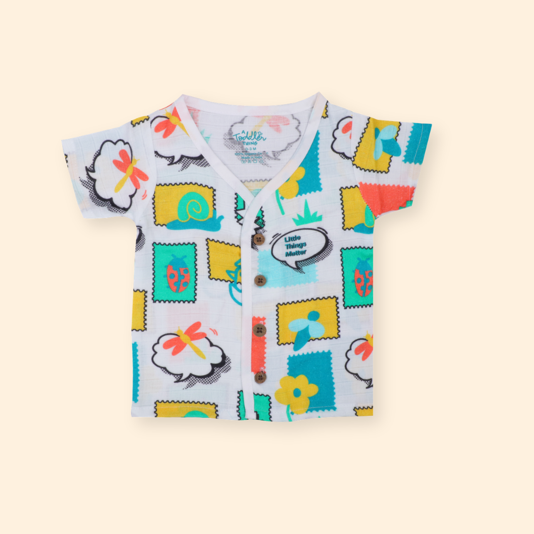 Little Wanderers - Muslin Top and Shorts