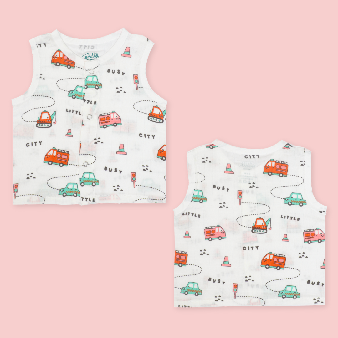 BEST SELLER - Muslin Jabla Button Type for Babies - Combo Packs