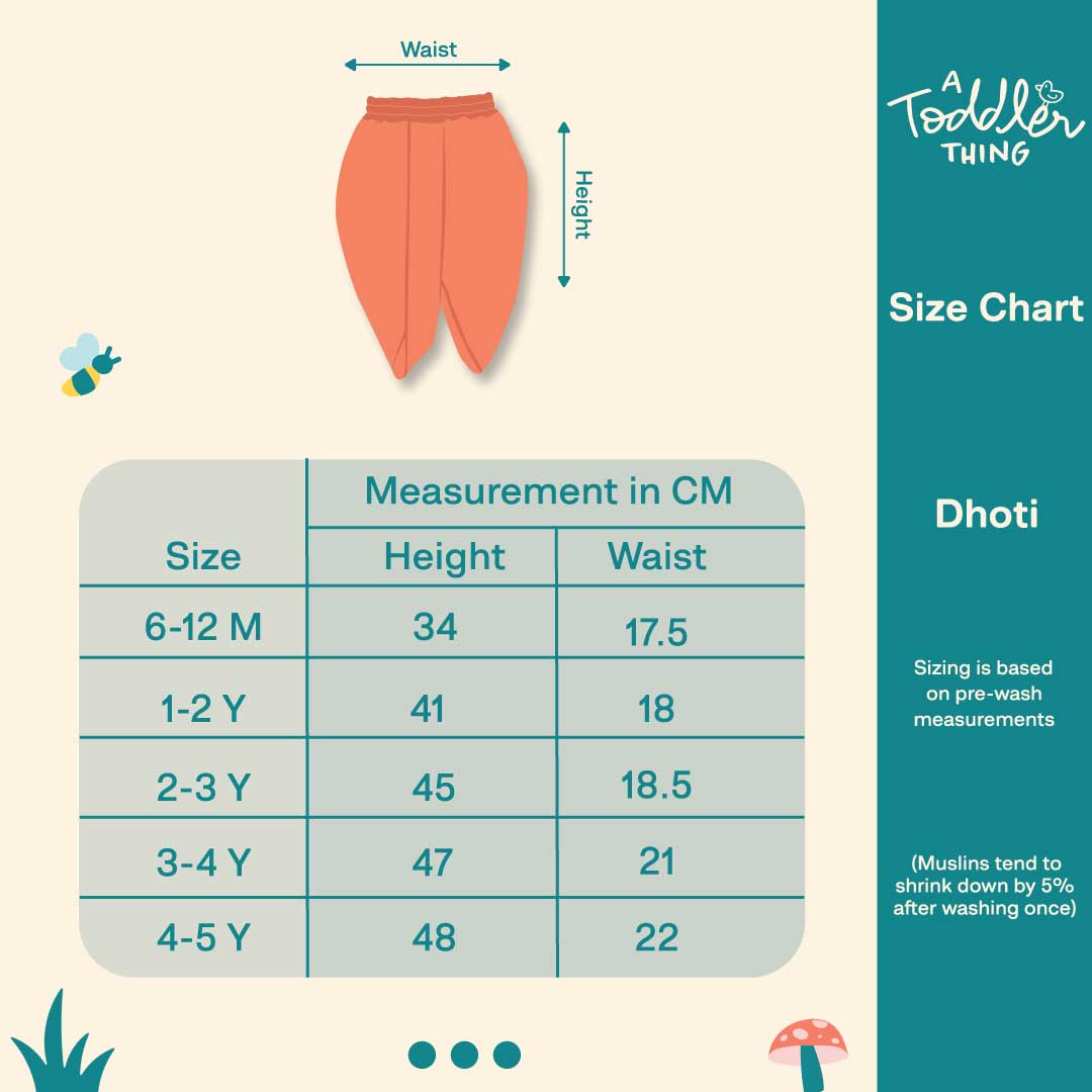 Gulabi - Full Sleeve Button Type Kurta and Dhoti for kids