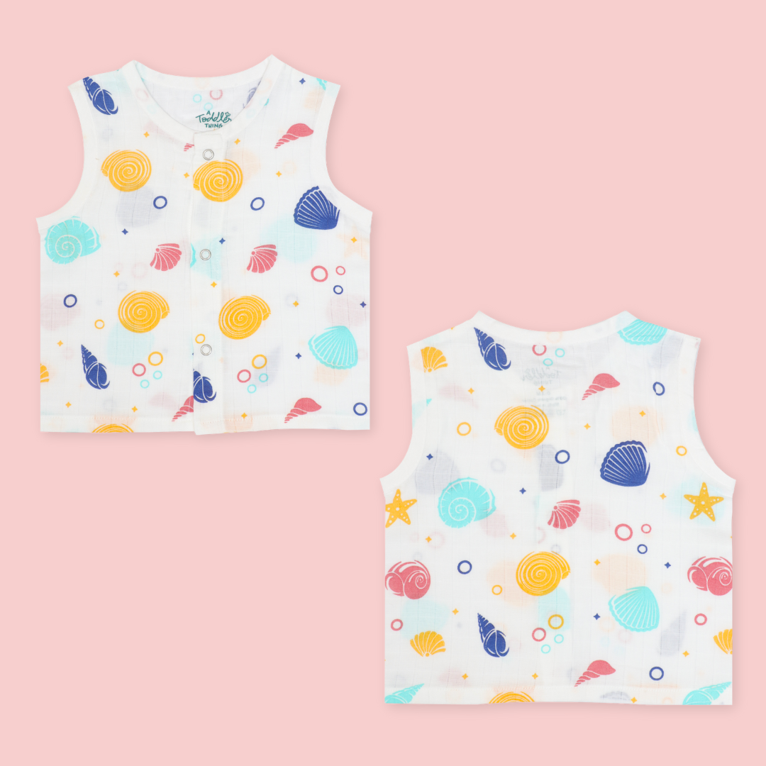 BEST SELLER - Muslin Jabla Button Type for Babies - Combo Packs