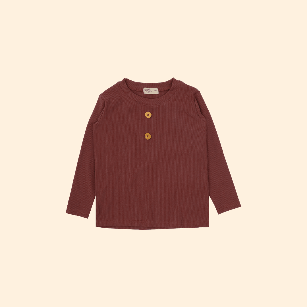 Berry Crush - Ribbed Modal Full Sleeve Top and Pant